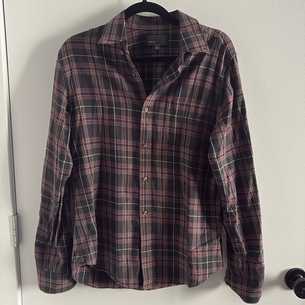 Vince button up